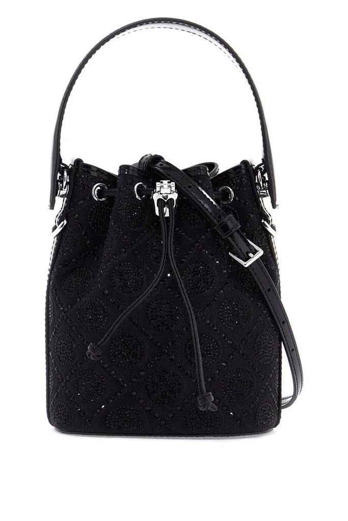 Tory Burch monogram t bucket bag with rhinest 1