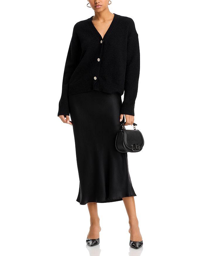 Velvet by Graham & Spencer Marti Rhinestone Button Cardigan