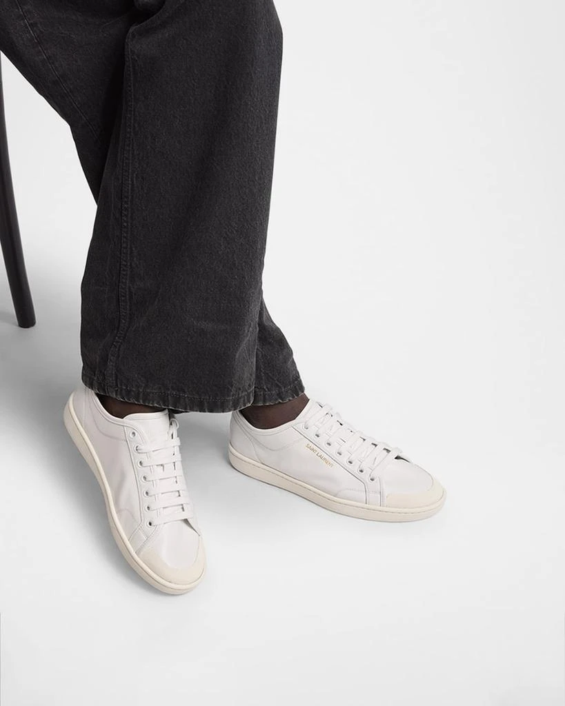 Yves Saint Laurent Gym Leather Low-Top Sneakers 2