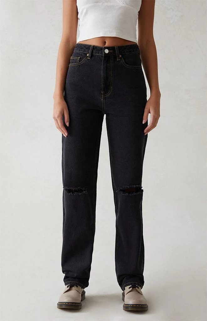PacSun Eco Black Ripped '90s Boyfriend Jeans 2