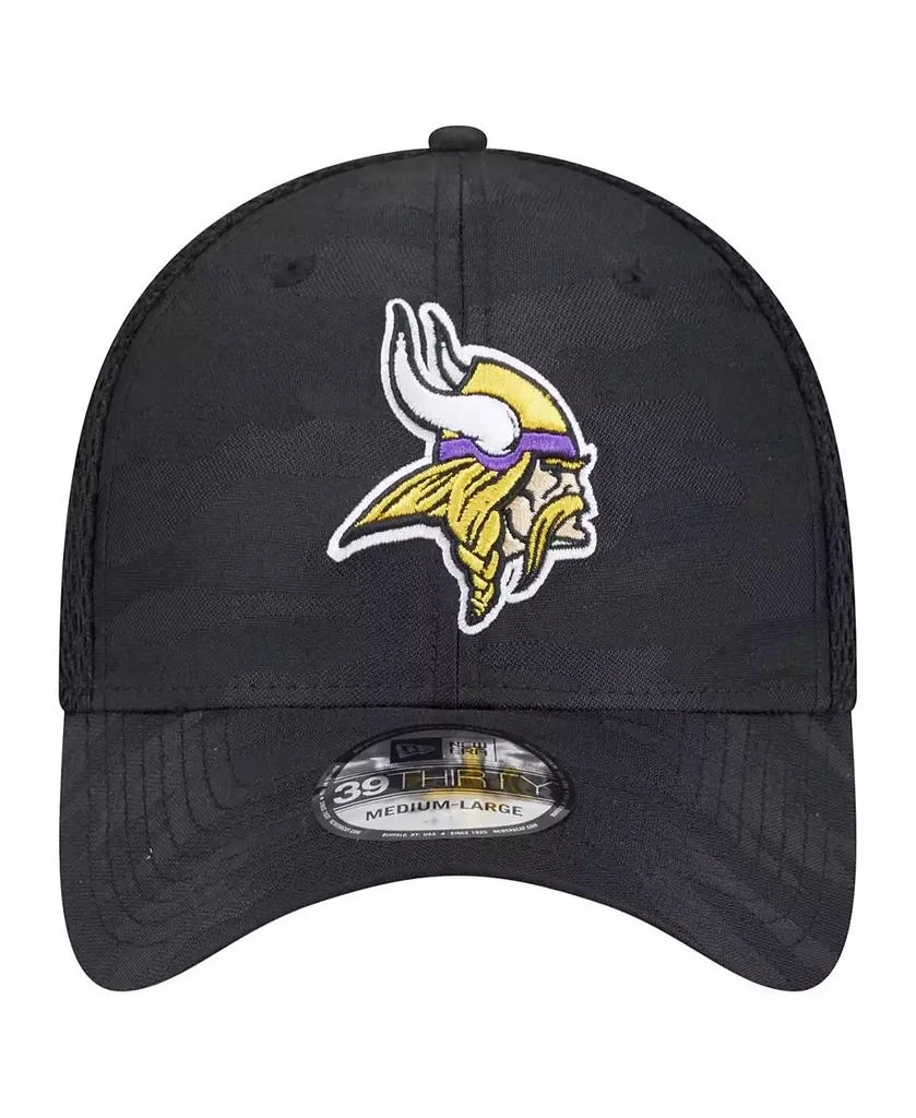 New Era Men's Black Minnesota Vikings Active Camo 39THIRTY Flex Hat 5