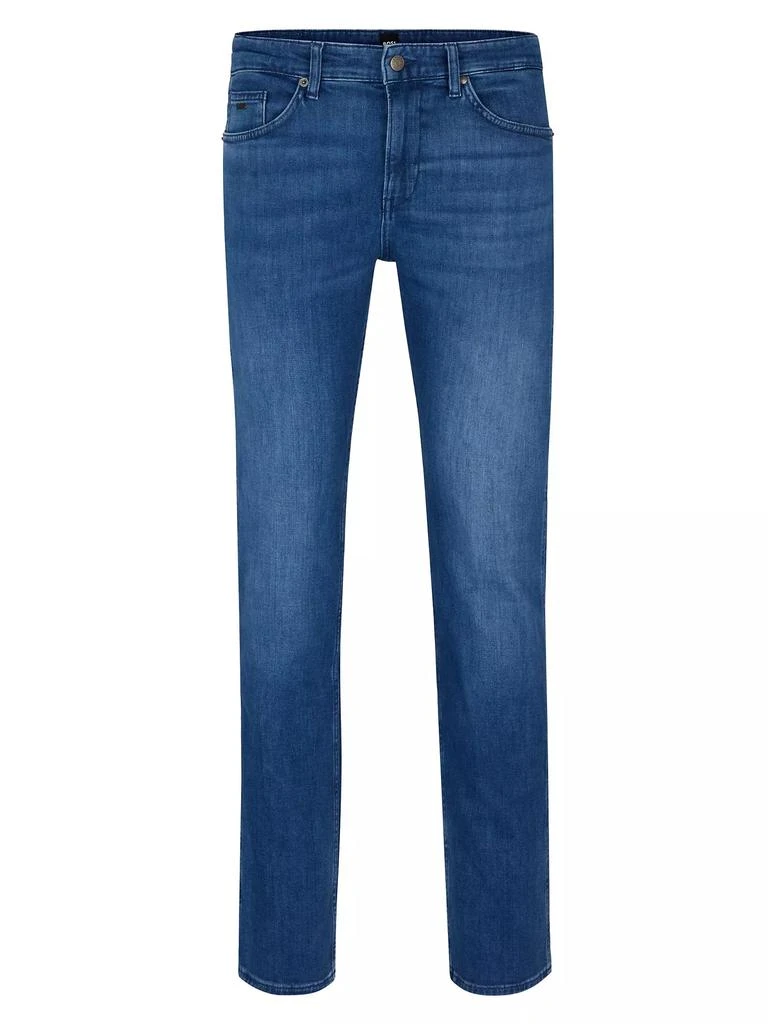 Hugo Boss Slim-Fit Jeans in Italian Cashmere-Touch Denim 1