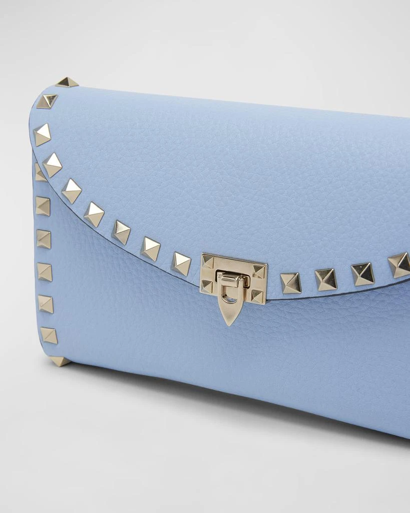 Valentino Rockstud Flap Leather Wallet on Chain 5