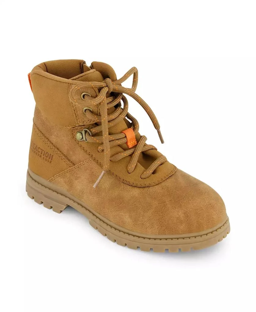 Kenneth Cole Brown Suede Lace-Up Boots Wilhem Suede Chukka Boots for Men, Mocha | Kenneth Cole main image 4