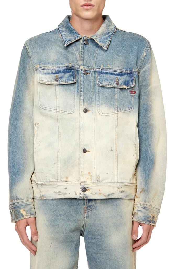 Diesel D-Barcy Cotton Denim Jacket 1