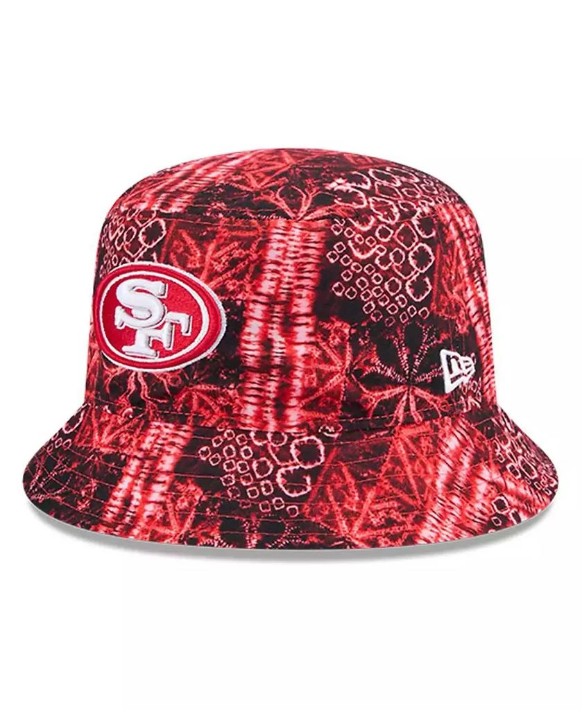 New Era Men's Scarlet San Francisco 49ers Shibori Bucket Hat 1