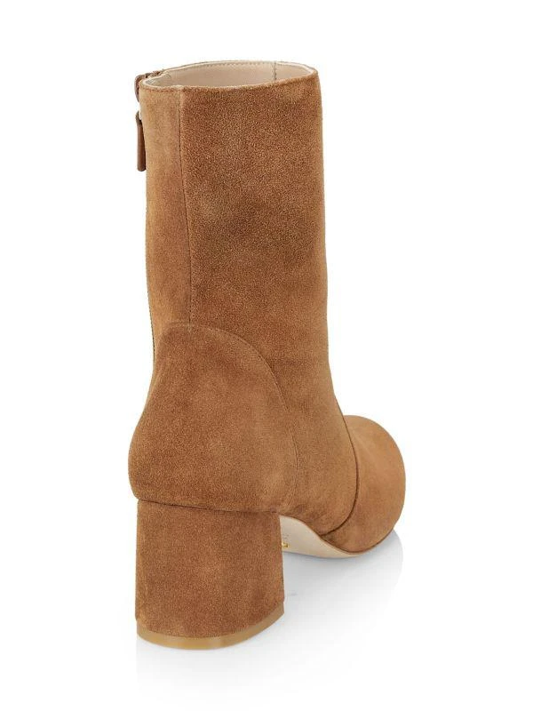 Stuart Weitzman Flareblock 60MM Suede Booties 3