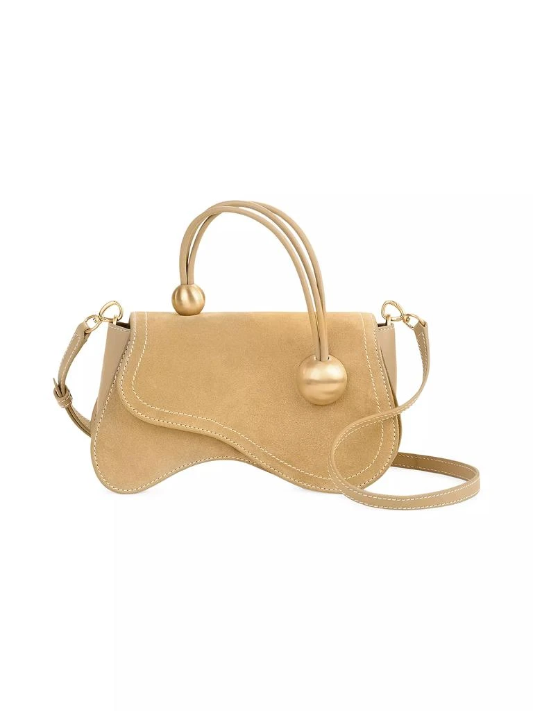 Cult Gaia Kazia Suede Top Handle Bag 1