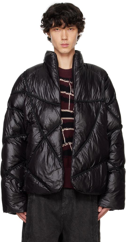 NAMESAKE Black Angler Binded Puffer Jacket