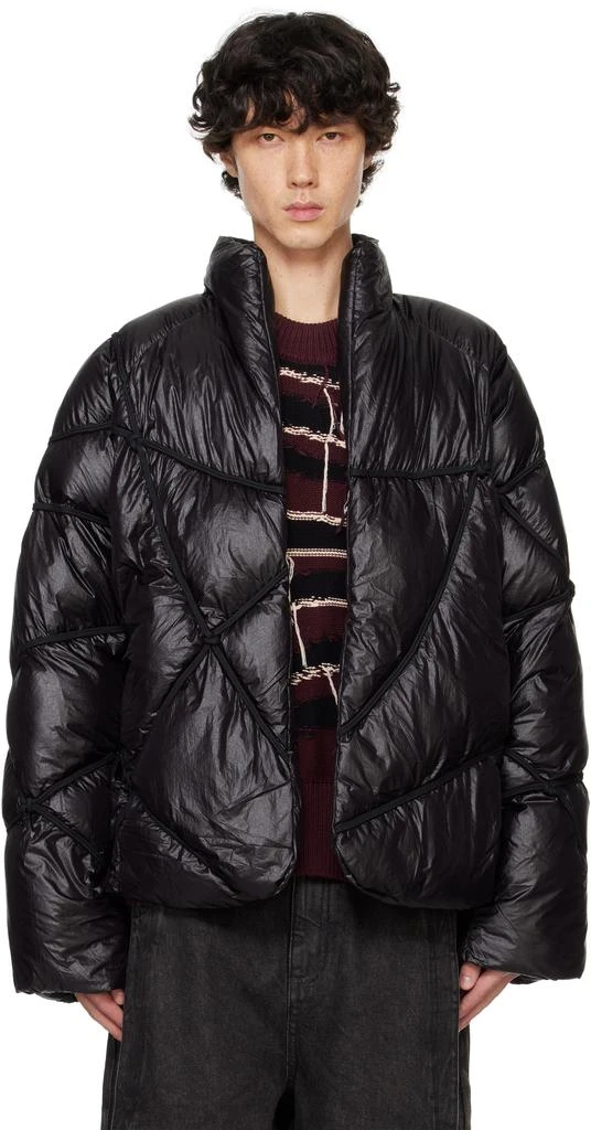 NAMESAKE Black Angler Binded Puffer Jacket 1