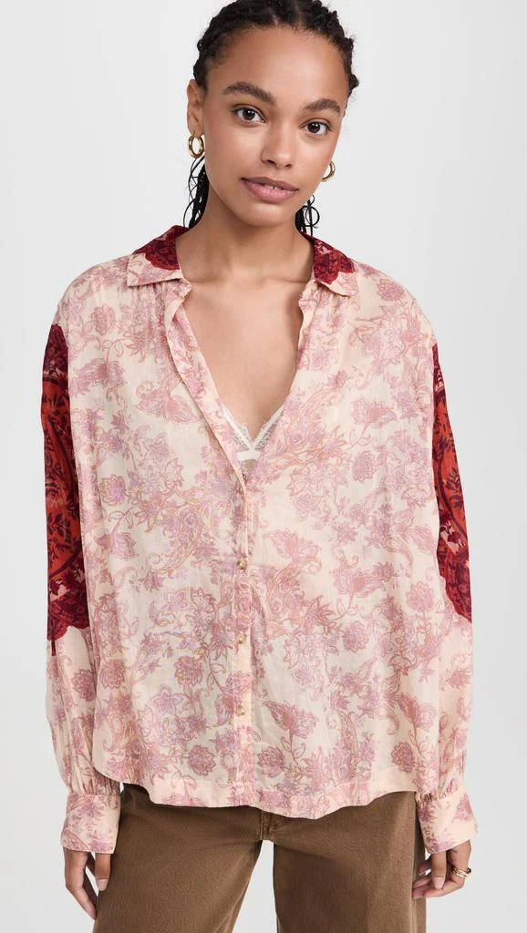 Free People Rose Bud Blouse 1