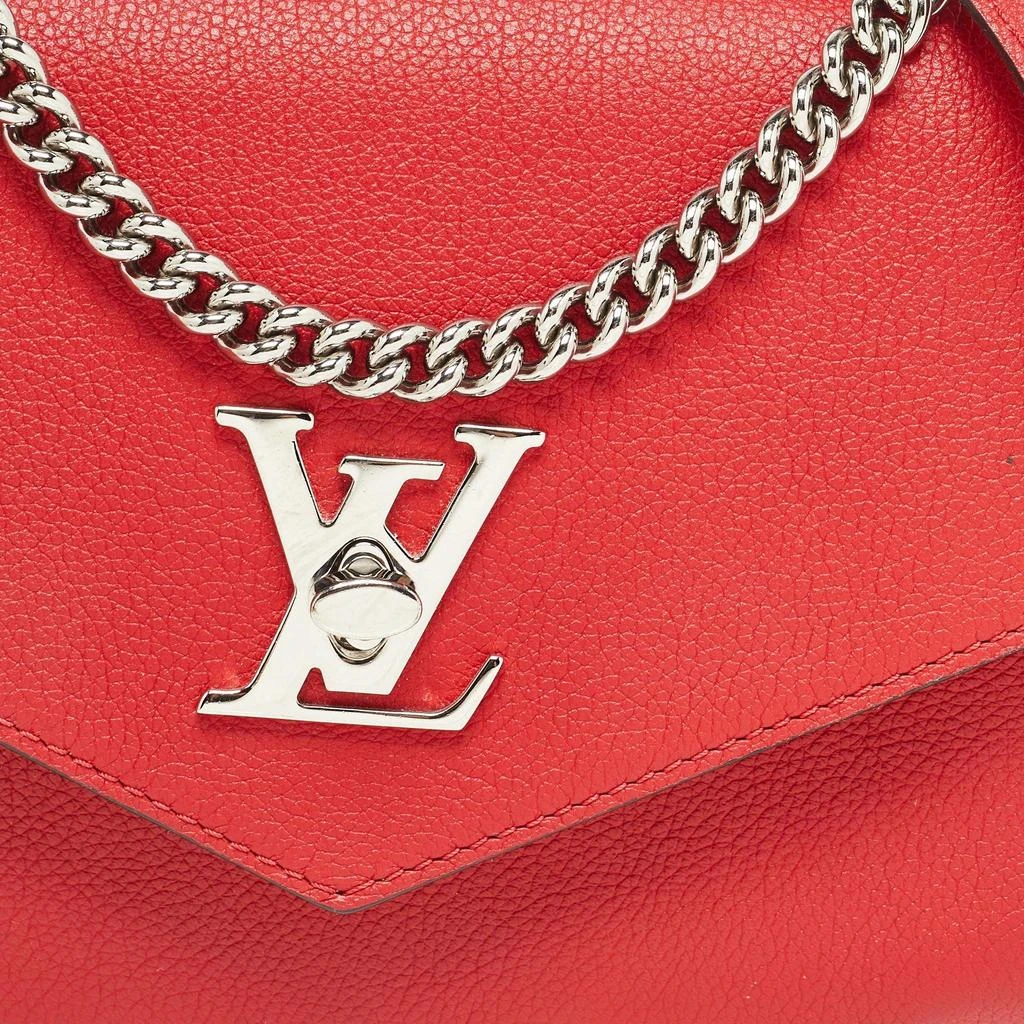 Louis Vuitton Louis Vuitton Red Leather My Lockme BB Bag 5