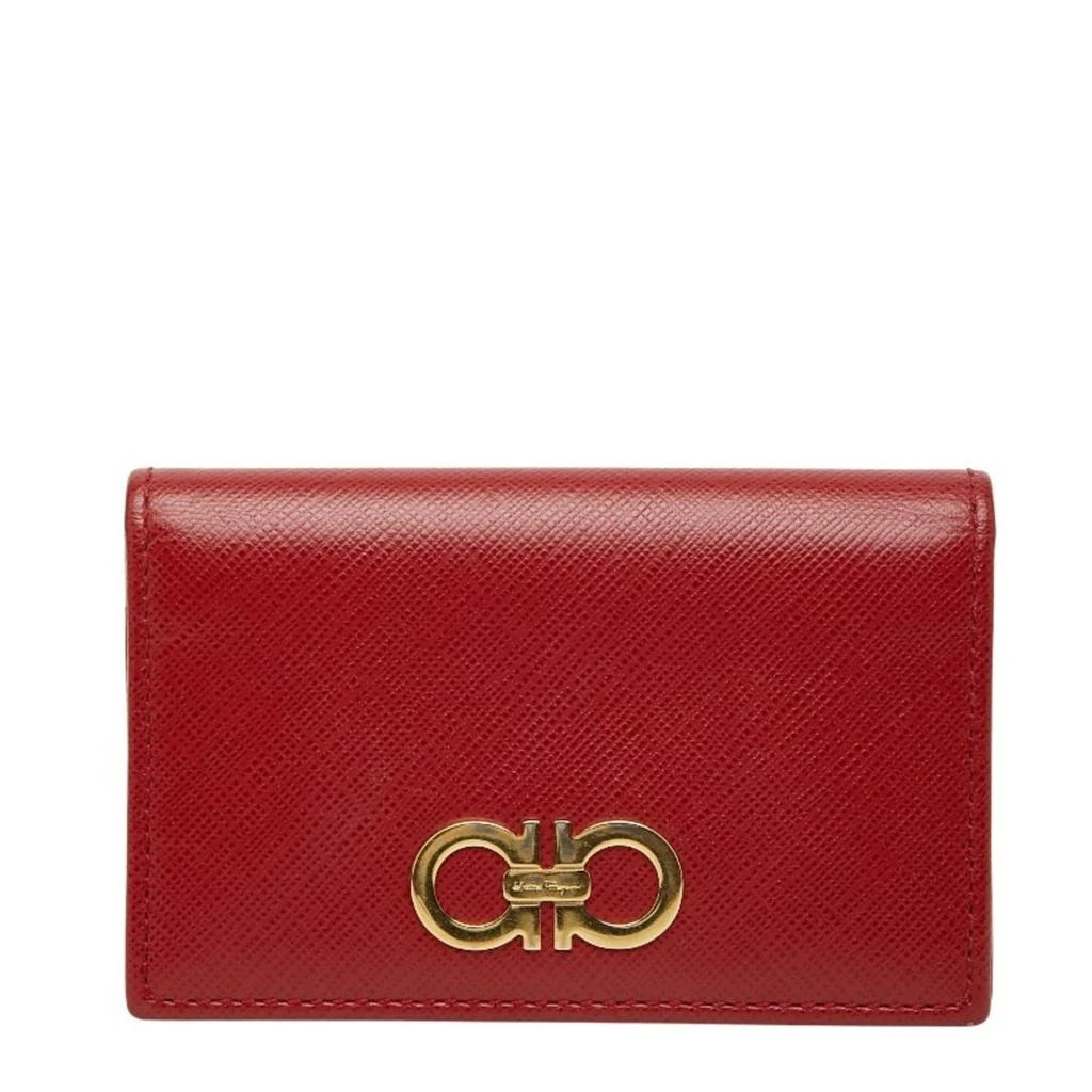 Salvatore Ferragamo Leather Card Case (Pre-Owned)