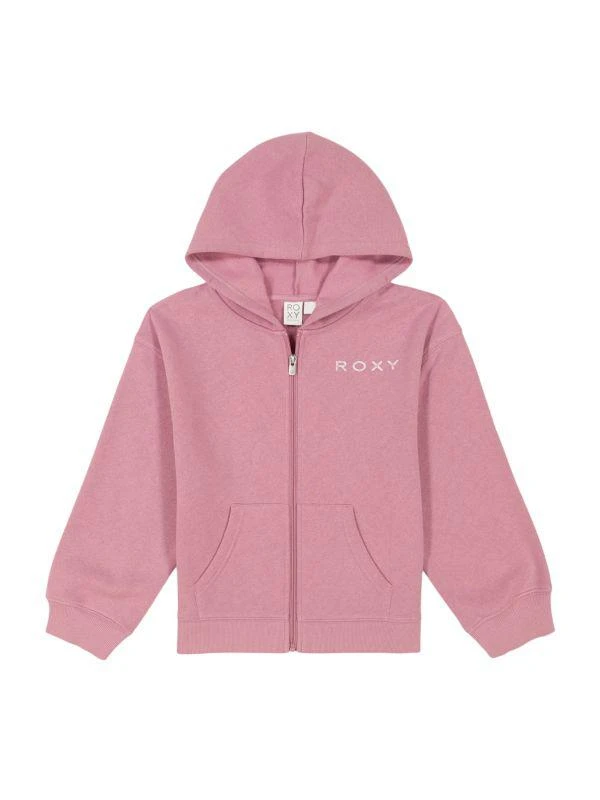 Roxy Girl's Evening Hike Oversized Zip Up Hoodie 1