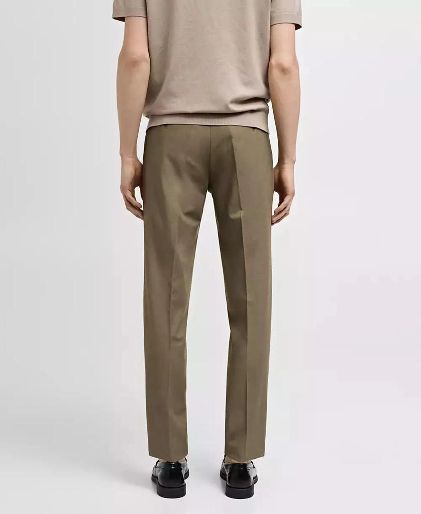 Mango Men's Stretch Fabric Suit Pants 6