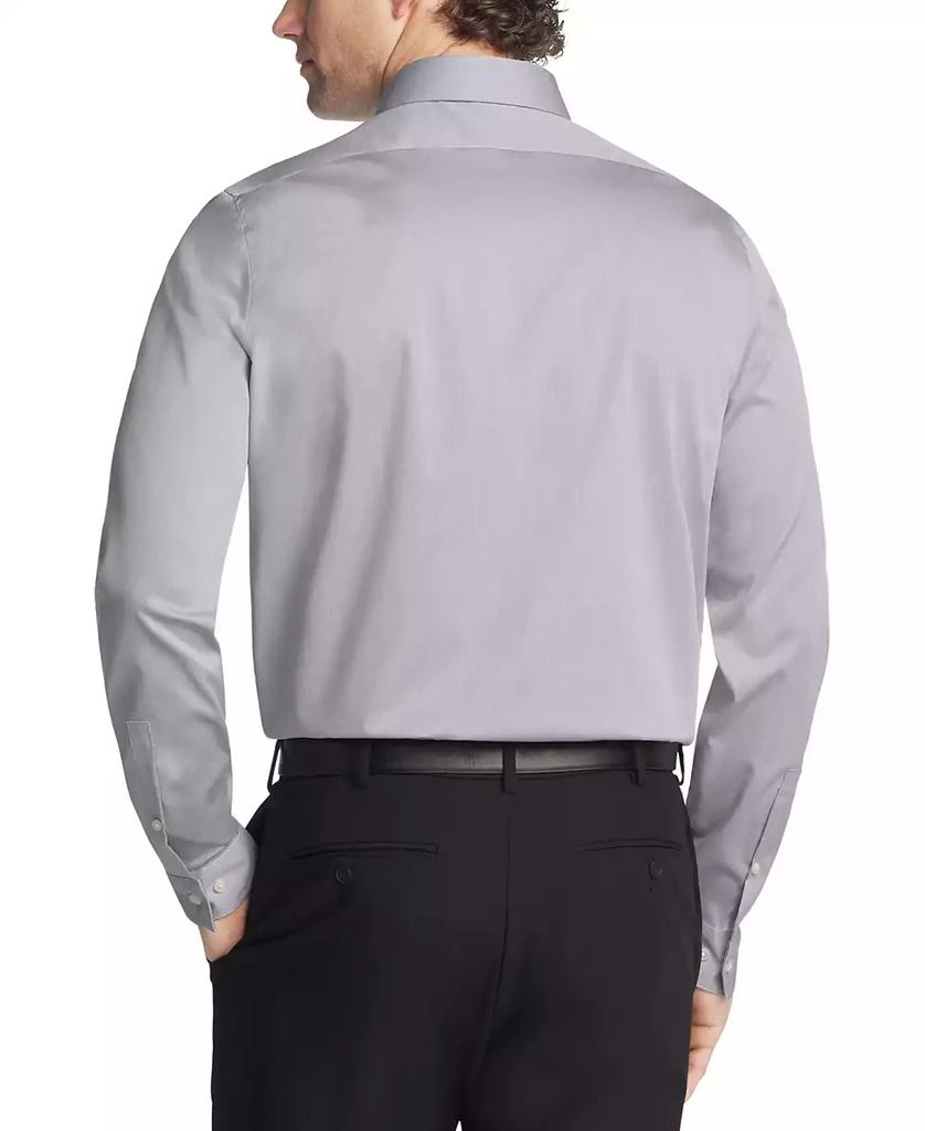 Calvin Klein Men's Steel Plus Slim Fit Modern Pin Cord Dress Shirt 2