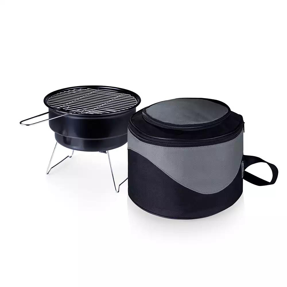 ONIVA by Picnic Time Caliente Portable Charcoal Grill & Cooler Tote