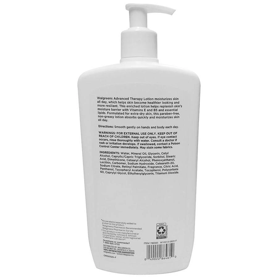 Walgreens Advanced Therapy Lotion 2