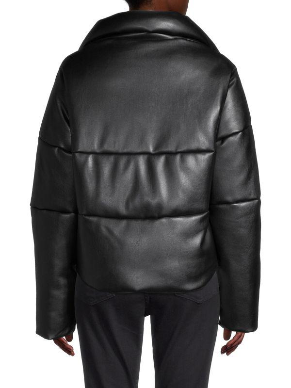 Apparis Jemma Faux Leather Puffer Jacket