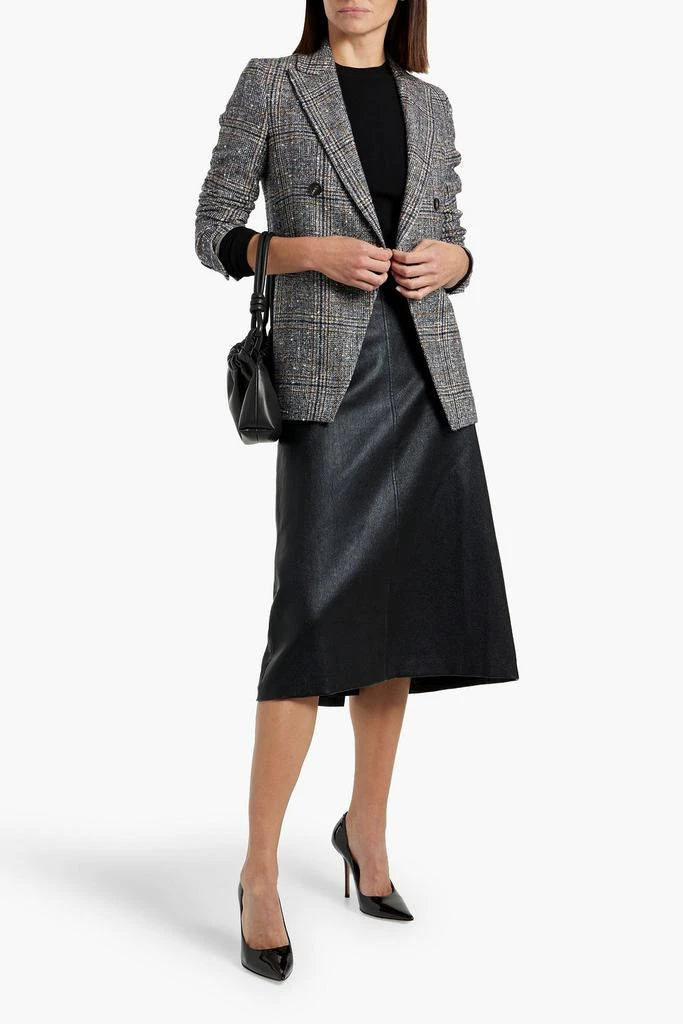 Brunello Cucinelli Leather midi skirt 2