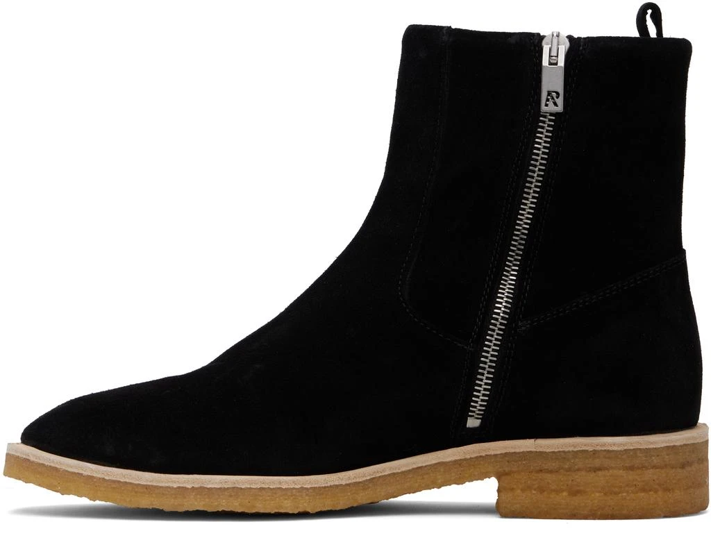 Represent Black Crepe Chelsea Boots 3