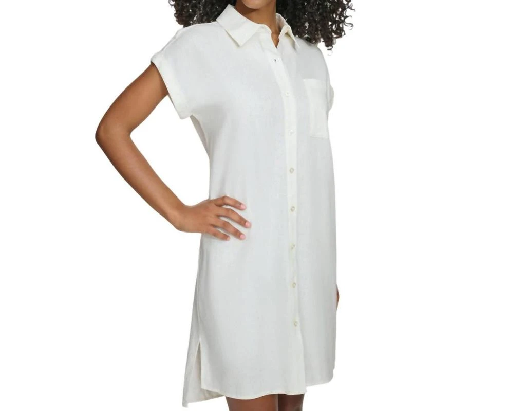 asos white linen dress Asos Edition Linen Strappy Wrap Midi Dress In Soft Marble Print main image 1