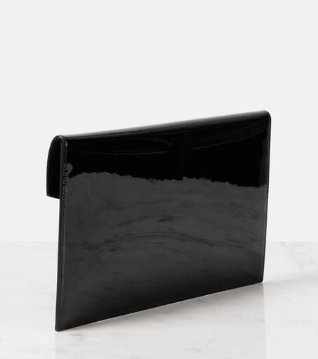 Yves Saint Laurent Uptown patent leather clutch 4