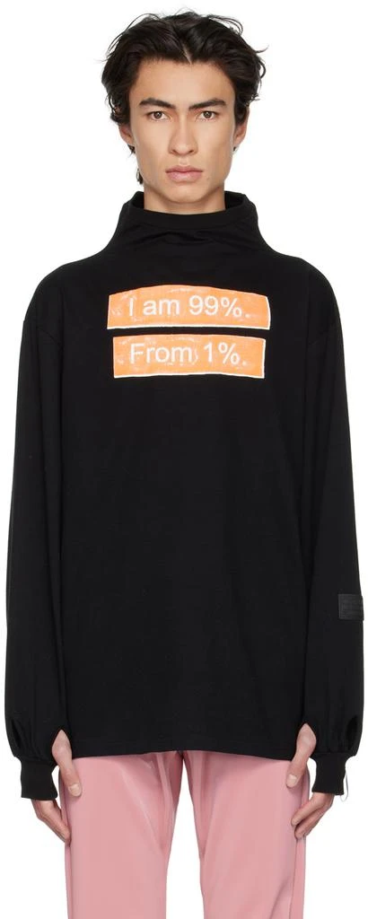 99%IS- Black Glow-In-The-Dark Long Sleeve T-Shirt 1