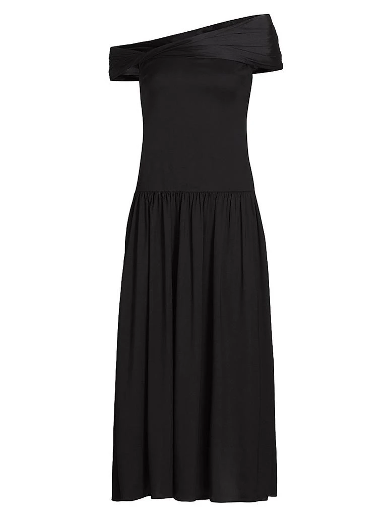 Azeeza Veda Off-The-Shoulder Midi-Dress 1