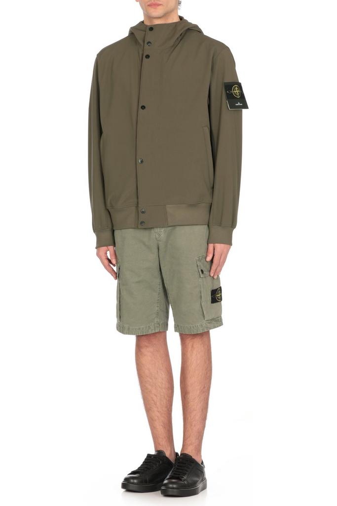 Stone Island Stone Island Logo Patch Hooded Jacket