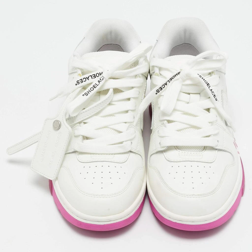 Off-White Off-White White Leather Out Of Office Sneakers Size 38 3