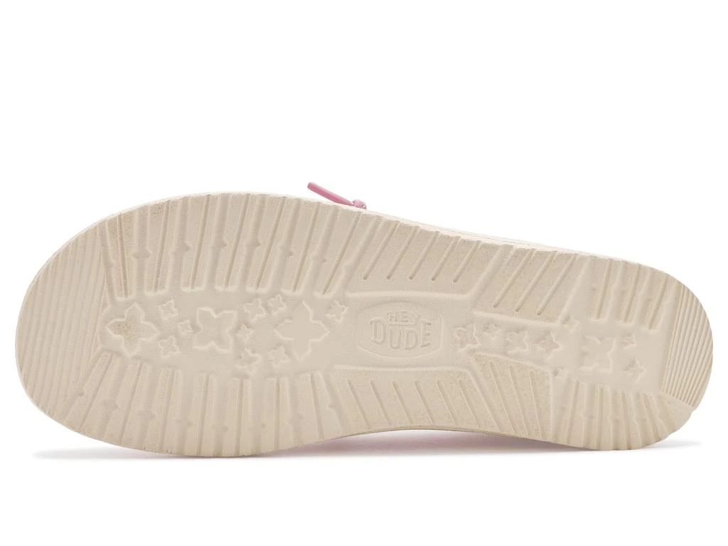 Hey Dude Kids Wendy Y Stretch Canvas Cameo Pink 5