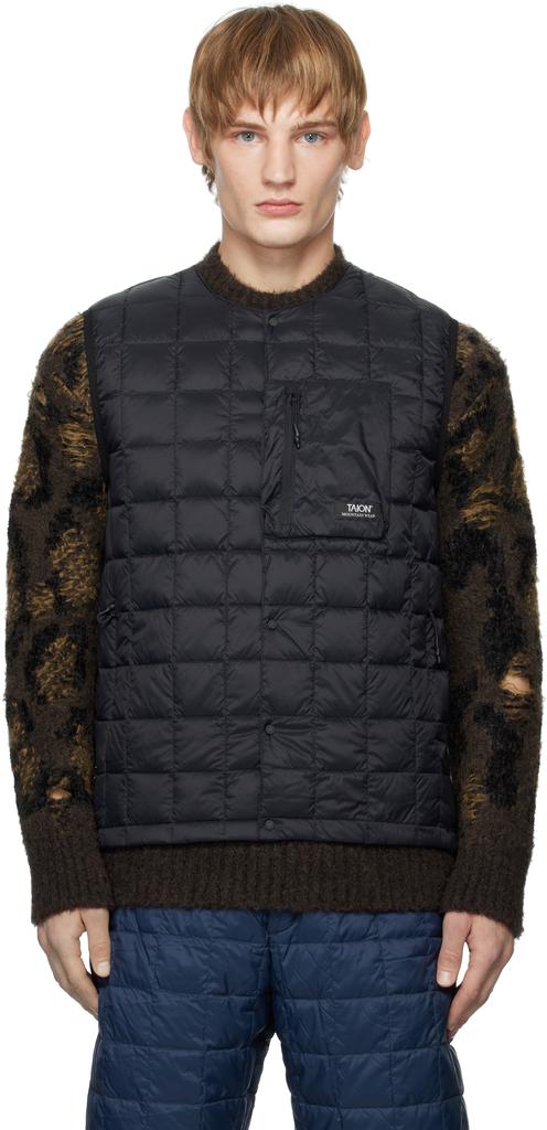 Taion Black Mountain Crewneck Light Down Vest