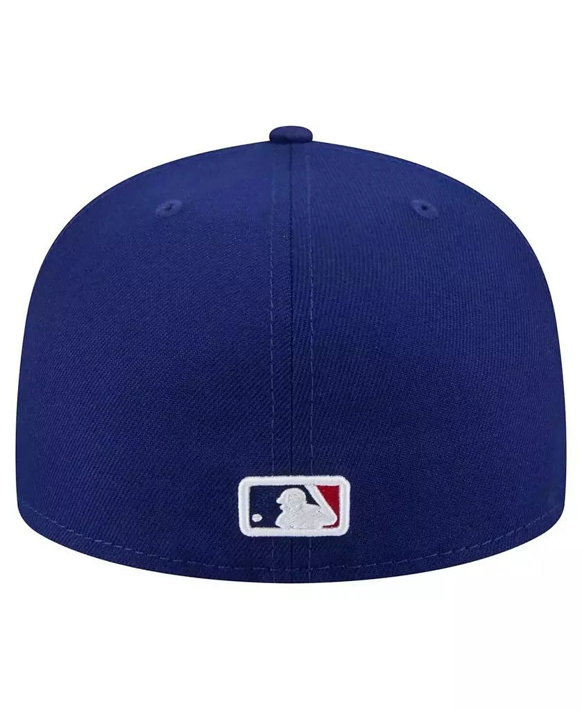 New Era Men's Royal Texas Rangers Yarn Stitch 59FIFTY Fitted Hat 4