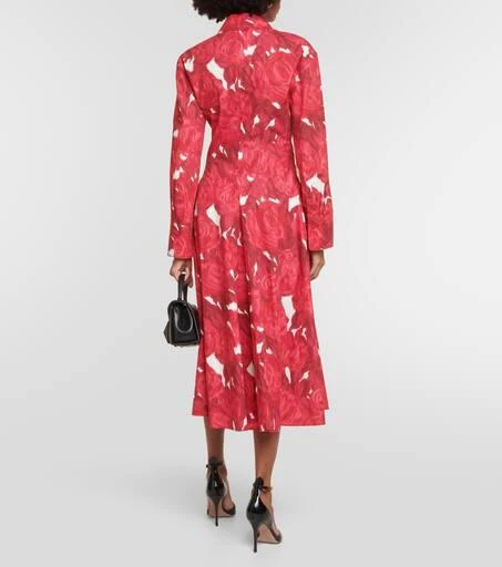 Valentino Floral cotton shirt dress 3