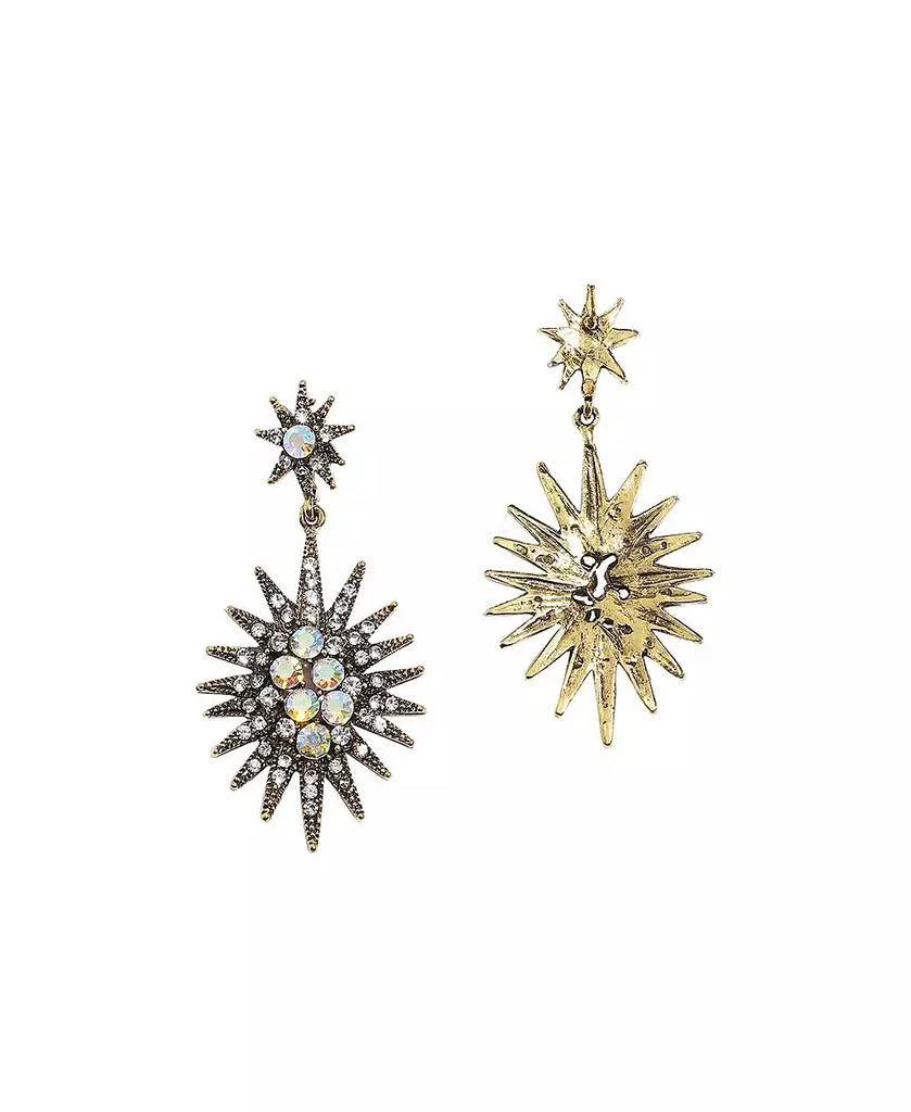 SOHI Crystal Rays Drop Earrings 5