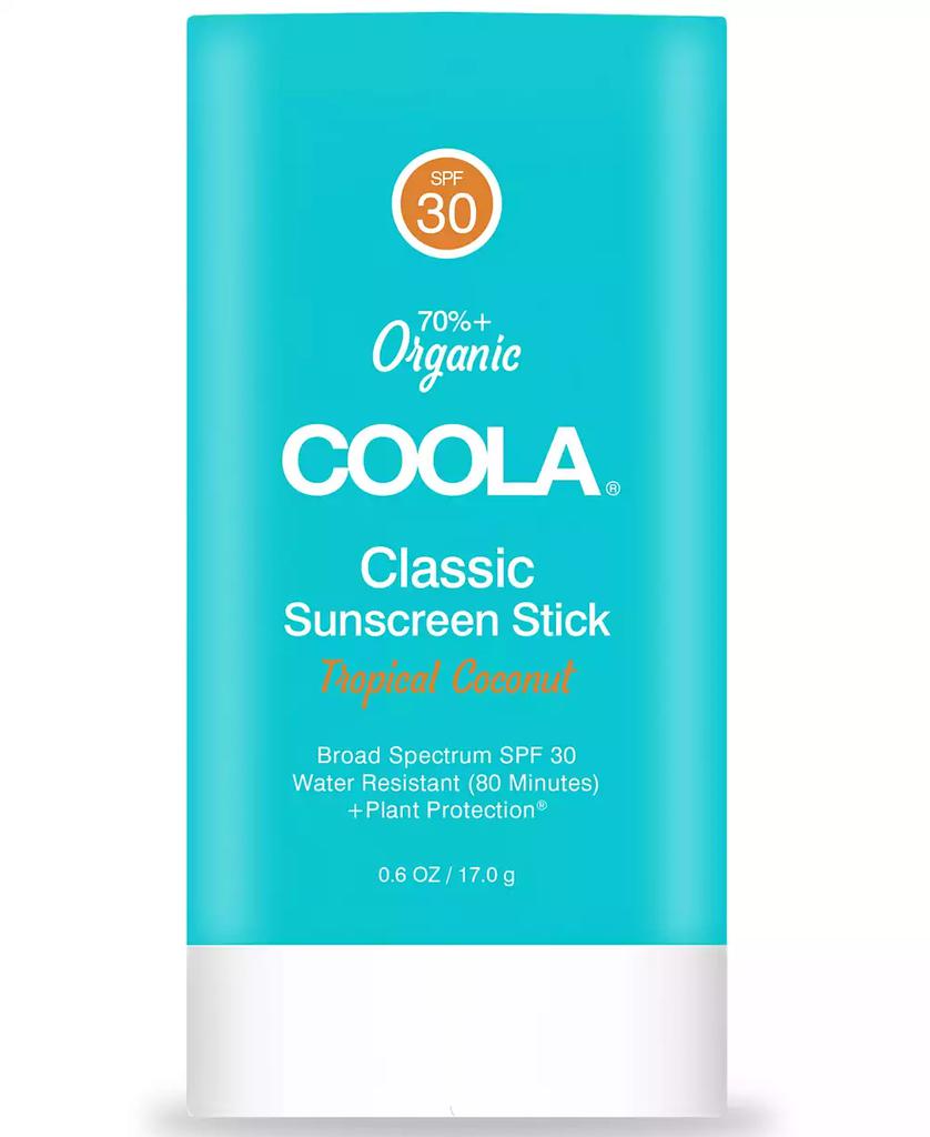 Coola Classic Sunscreen Stick SPF 30 - Tropical Coconut, 0.6 oz.