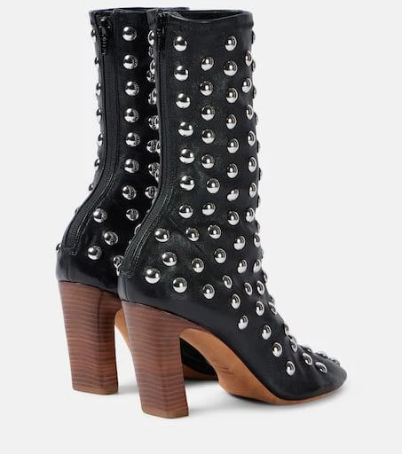 Khaite Apollo 85 studded leather ankle boots 3