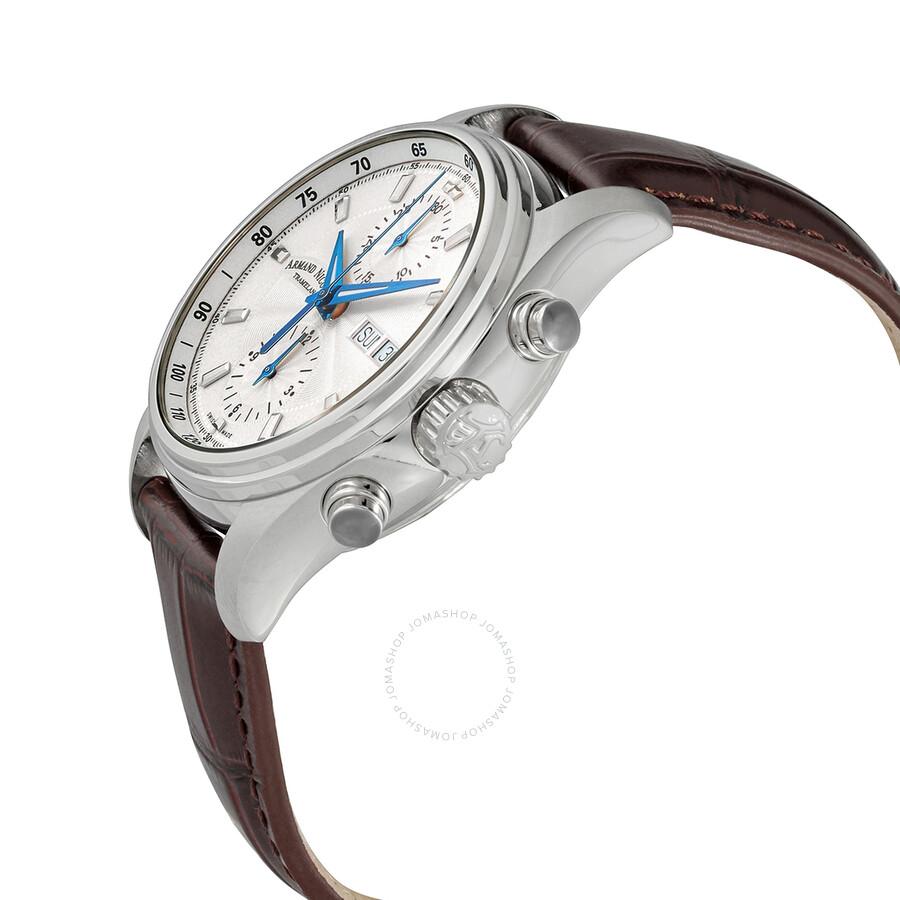 Armand Nicolet MH2 Chronograph Automatic Silver Dial Men's Watch A647A-AG-P840MR2