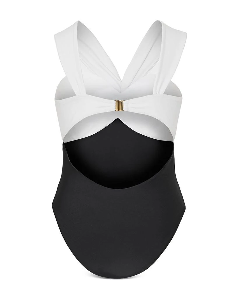 Milly Betsy Color Block One Piece Swimsuit 7