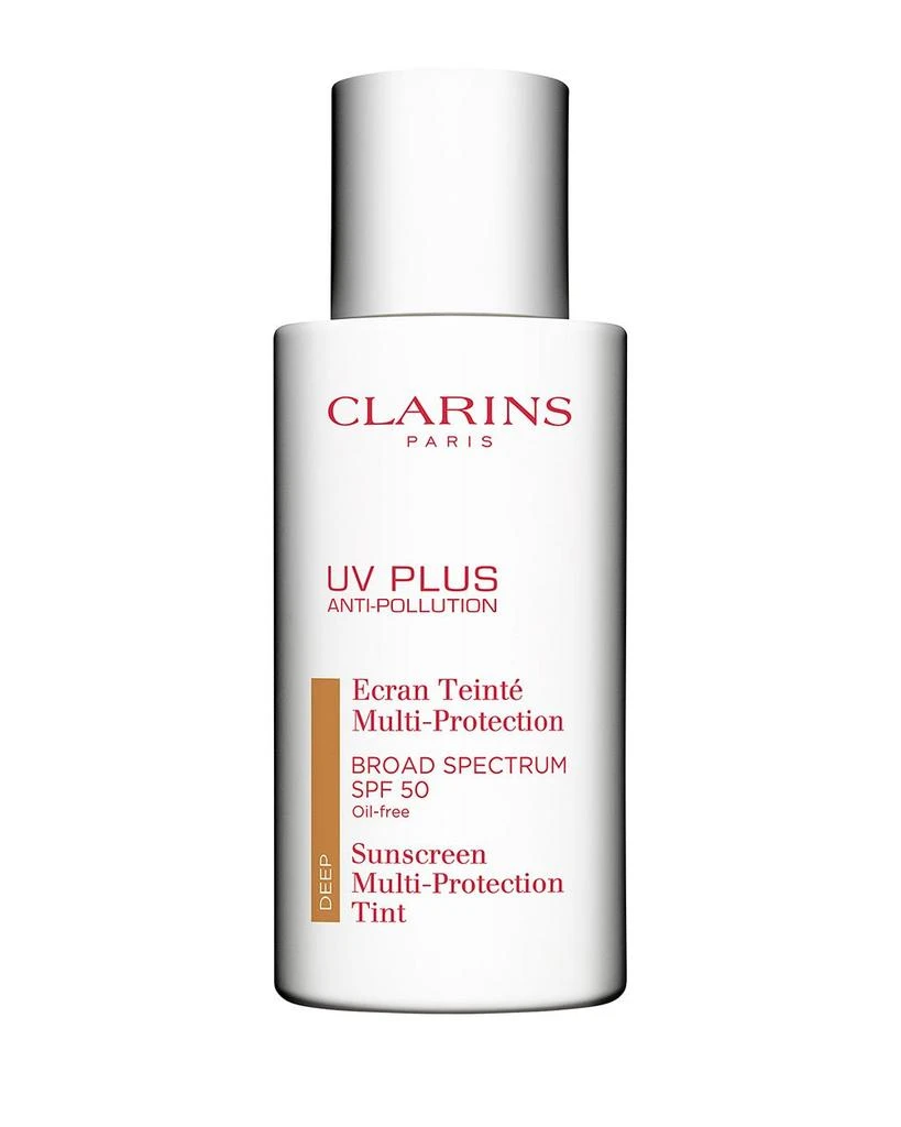 Clarins UV Plus Anti Pollution Antioxidant Tinted Face Sunscreen SPF 50 1.7 oz. 1