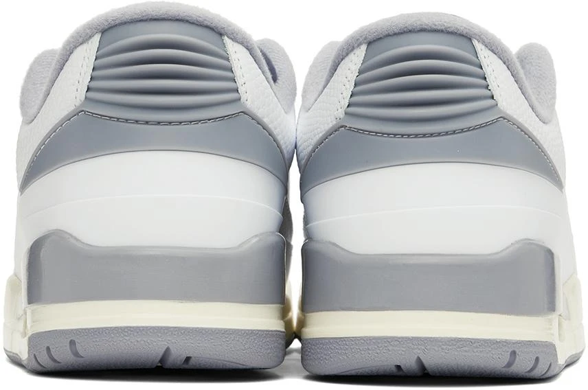 Jordan White & Gray Jordan 2/3 Sneakers 2