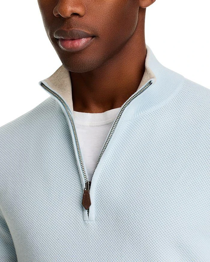 The Men's Store at Bloomingdale's Birdseye Knit Quarter Zip Sweater - Exclusive 6