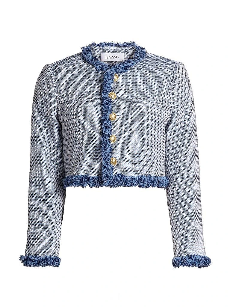 Derek Lam Asuka Cropped Fringe Jacket 1