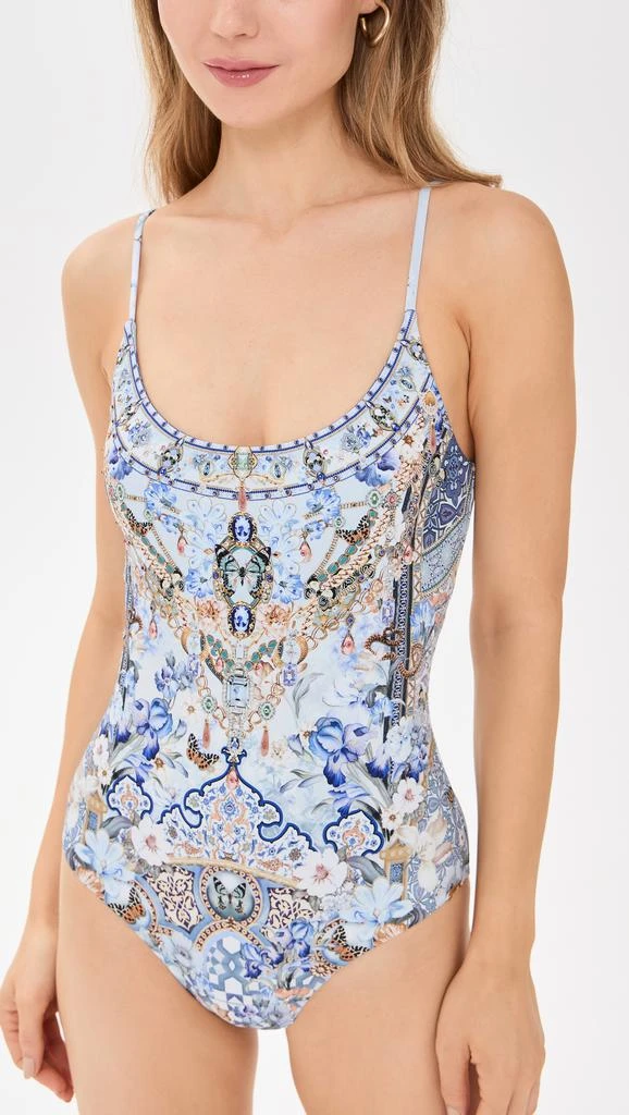 Camilla Scoop Neck One Piece 6