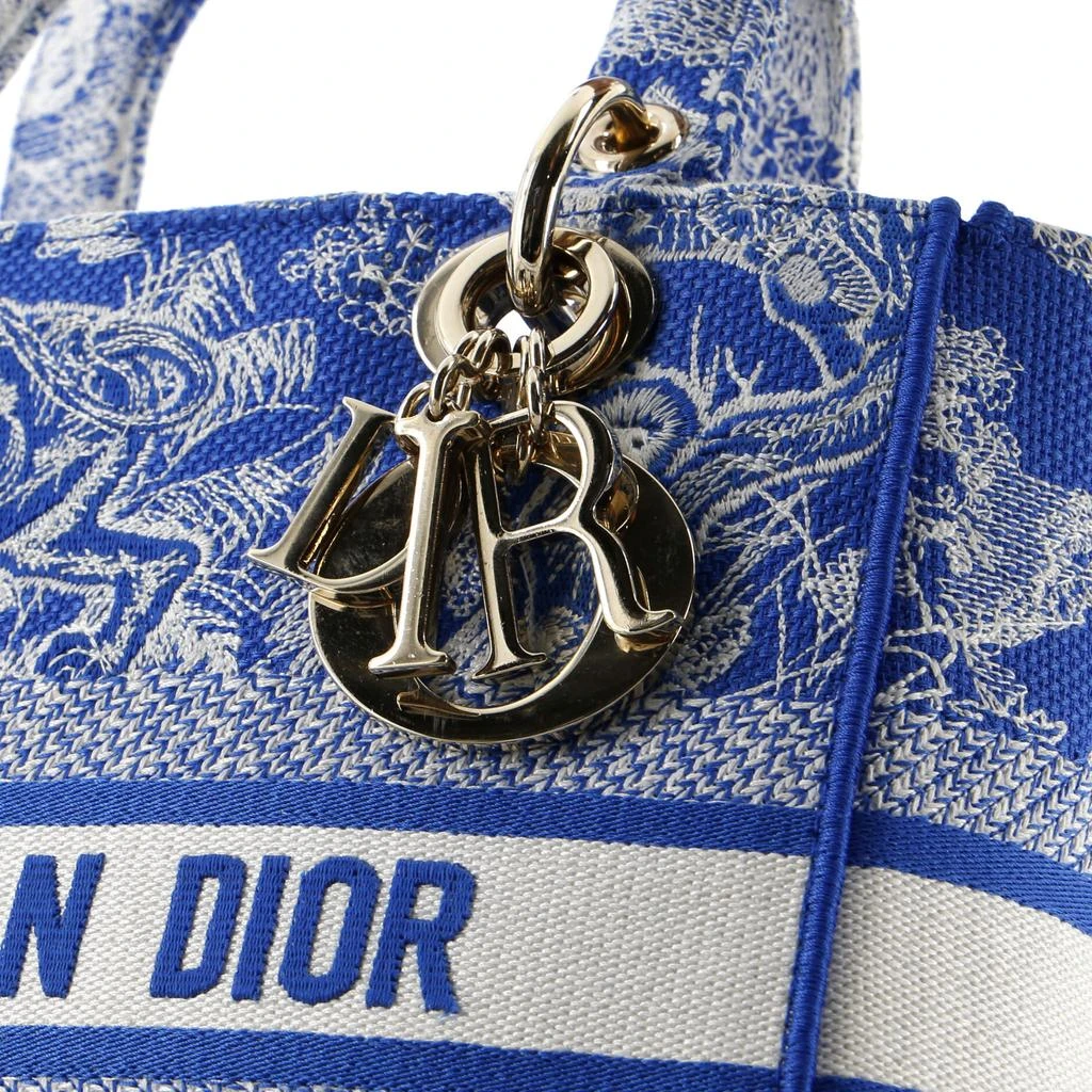 Dior Lady D-Lite Bag Embroidered Canvas Medium 6