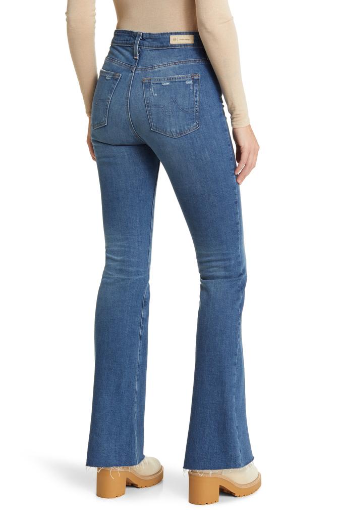 AG Farrah Raw Hem High Waist Bootcut Jeans