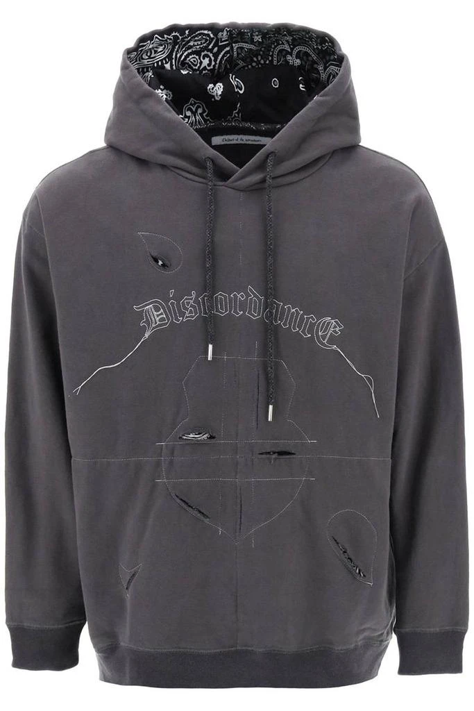 CHILDREN OF THE DISCORDANCE Children of the discordance hoodie with bandana detailing 1