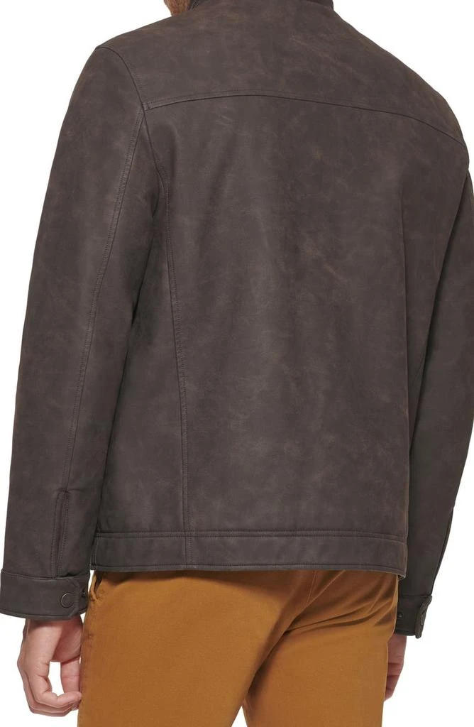 Dockers Faux Leather Military Jacket 2