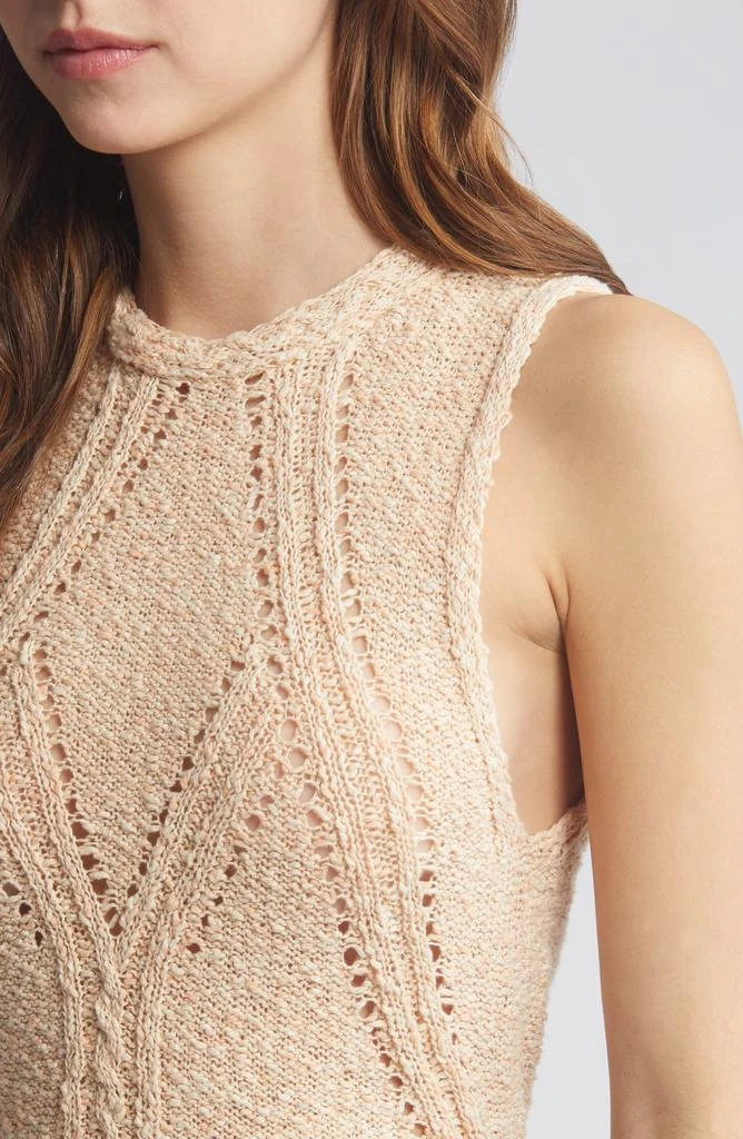 SESSÙN Bixa Open Stitch Sweater Tank 4